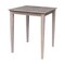 International Concepts Square Solid Wood Top Table, Counter Height, Washed Gray Taupe, 30 W, 30 L, 36 in H, Wood K09-3030-36S - alternate 5